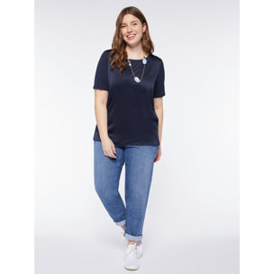 Fiorella Rubino - Blusa in raso - Blu