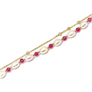 Pulsera Lux by Lux acabado oro 18k