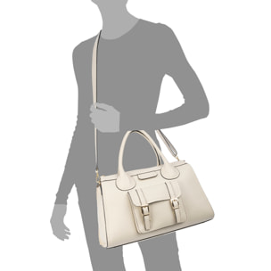 Bagaladi bolso tote mujer. Piel auténtica Dollaro.