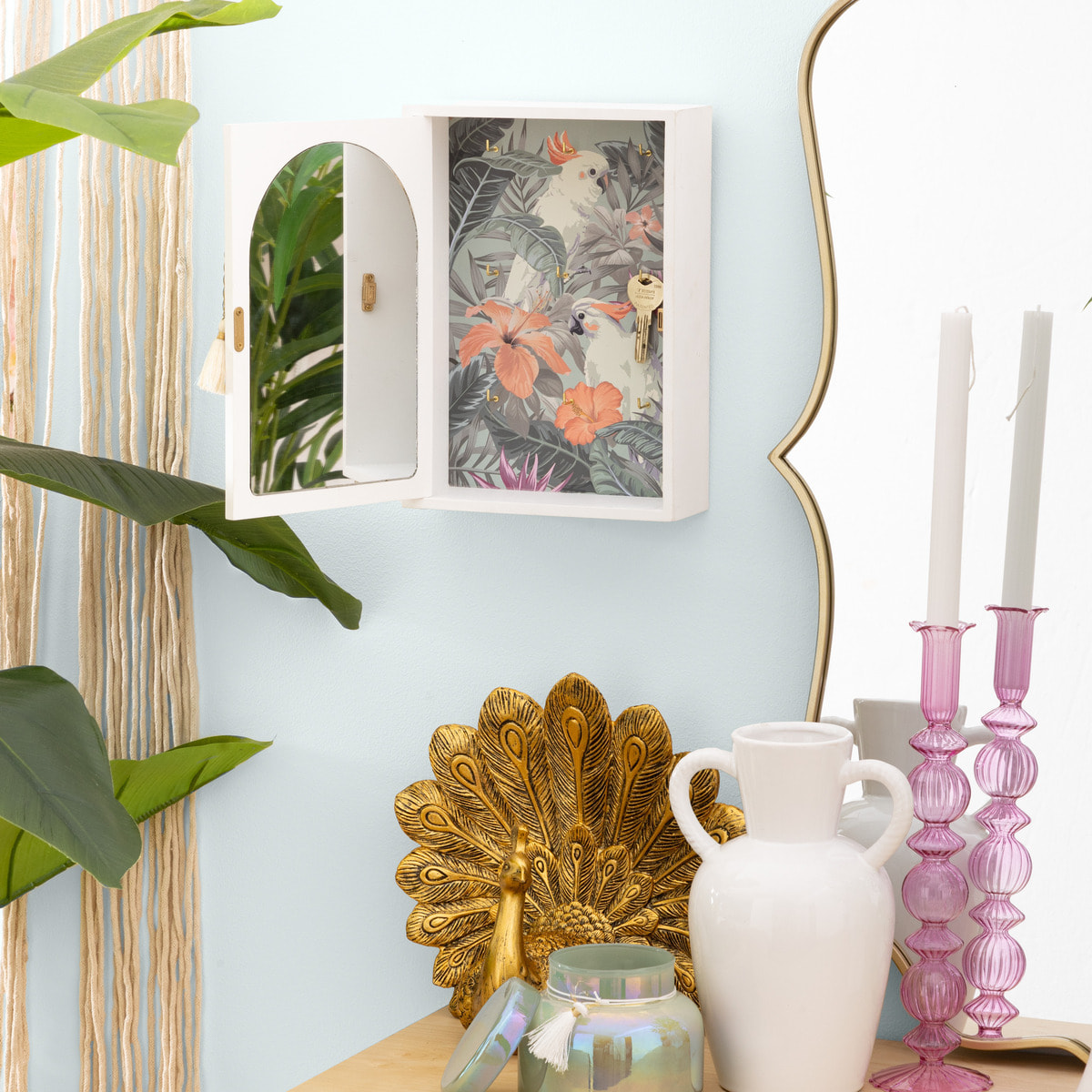 Boîte à clé "Wild" bois 28x20cm