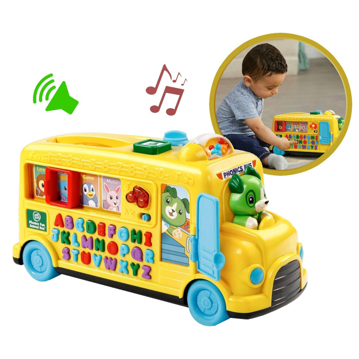 Juguete sonoro primaria infancia autobús leapfrog