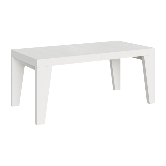 Table extensible 90x200/304 cm Naxy Frêne Blanc