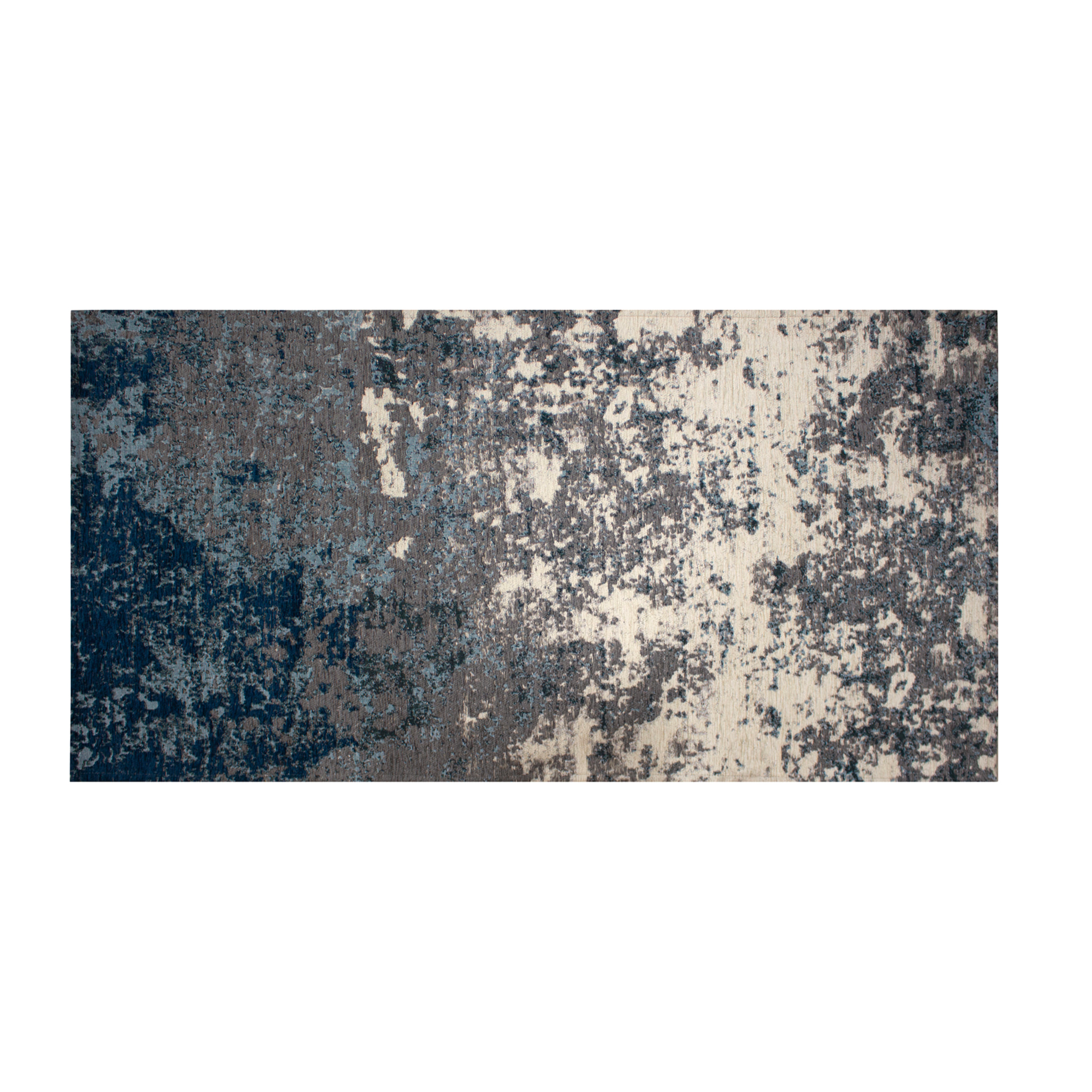 TAPPETO ARREDO DIS.BETA BLU MIS.115X175 CM CON ANTISCIVOLO