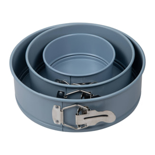 Juego de 3 moldes de horno redondos ø12ø18ø22cm san ignacio noia