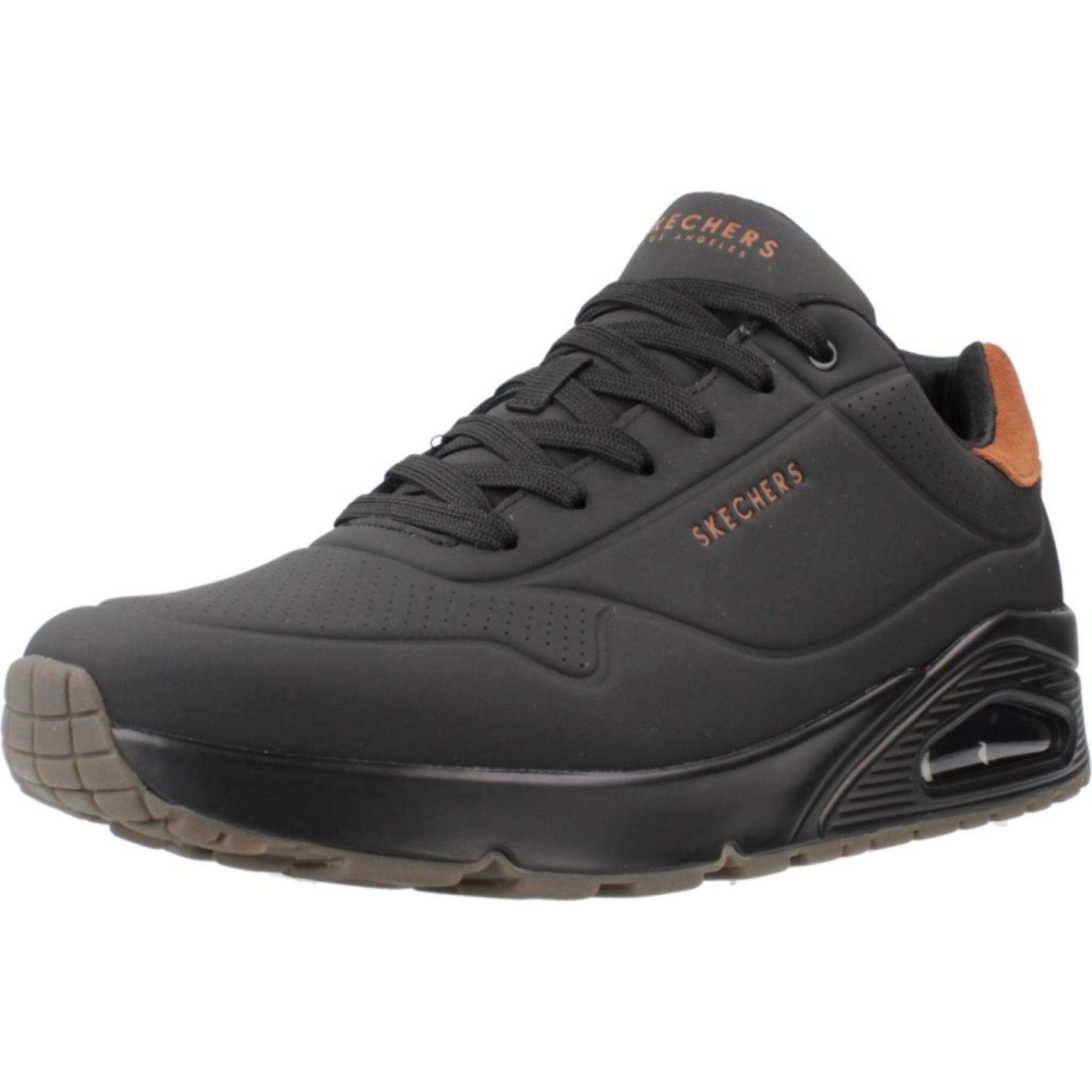Sneakers De  Hombre Uno - Suited On Air Negro