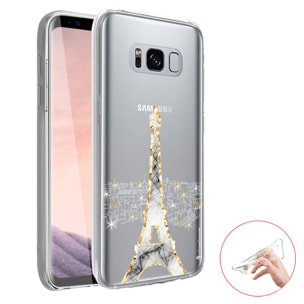 Coque Samsung Galaxy S8 360 intégrale transparente Illumination de paris Tendance La Coque Francaise.