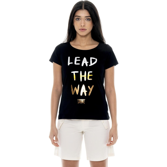 T-shirt da donna Leone Chic Gold