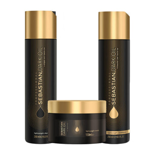 SEBASTIAN Kit Dark Oil Shampoo 250ml +  Mask 150ml + Conditioner 250ml