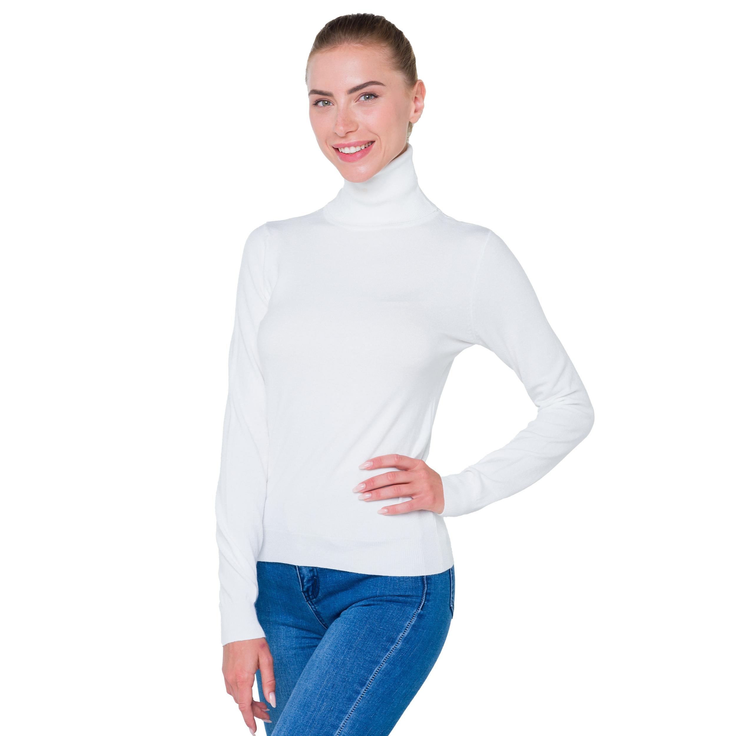 Jersey cuello alto Hot Buttered Aurelie blanco