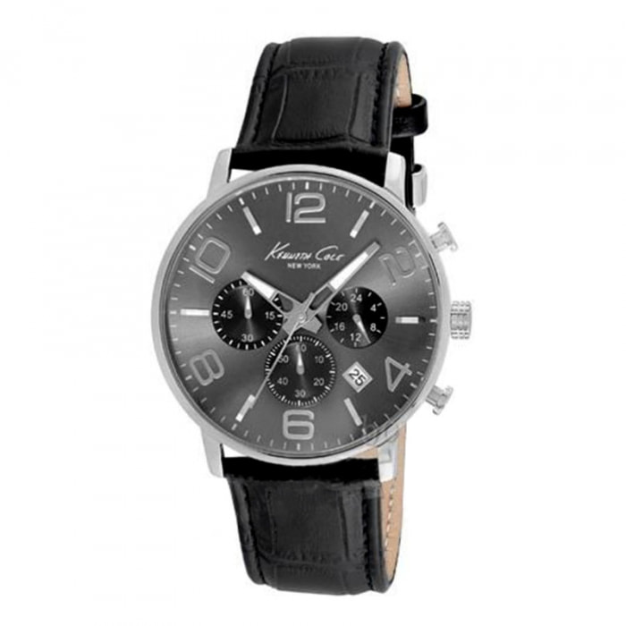 Reloj Kenneth Cole IKC8007 Hombre Analogico Cuarzo con Correa de Piel