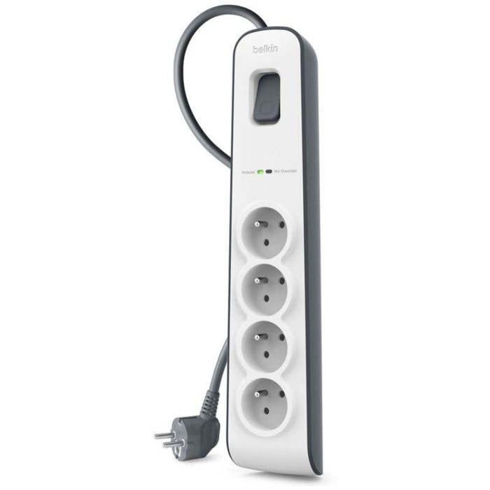 Multiprise BELKIN Surge Protection Strip with 2M BSV4