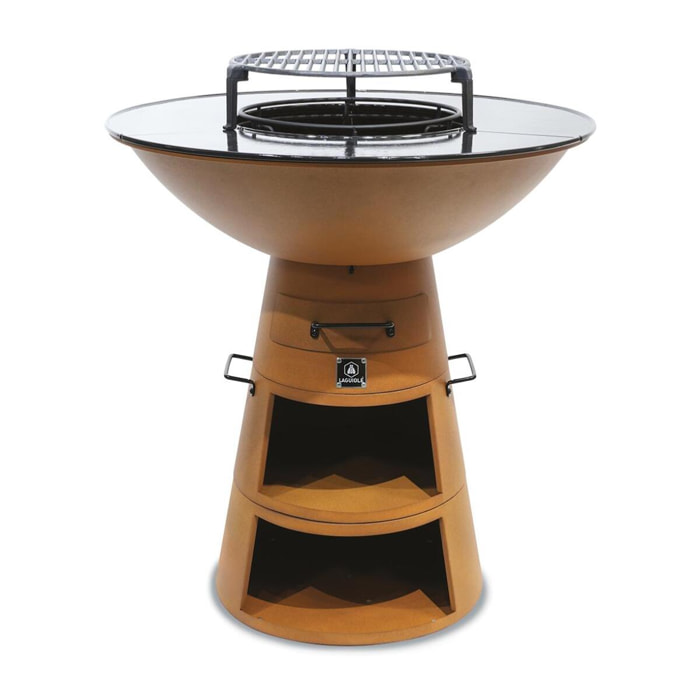 Brasero Ø80cm avec accessoires et housse de protection