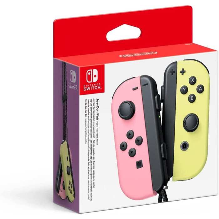 Mando Joy Con (Set Izda/Dcha) Rosa/Amarillo