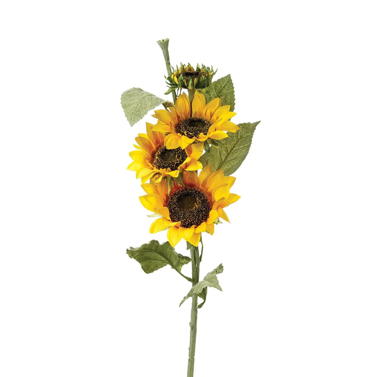 Tournesol artificiel jaune H80cm