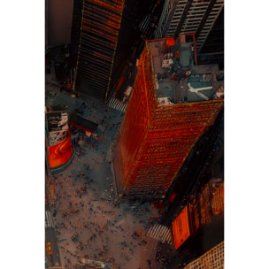 STAMPA SU TELA LACCATA NEW YORK C/CORNICE -B- CM 72X4X102