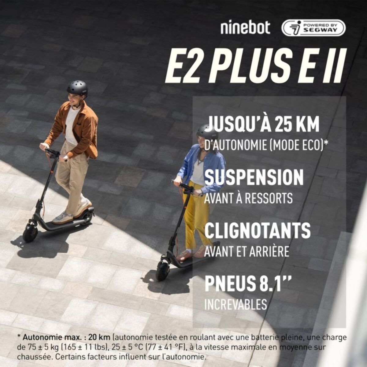 Trottinette électrique SEGWAY E2 Plus II