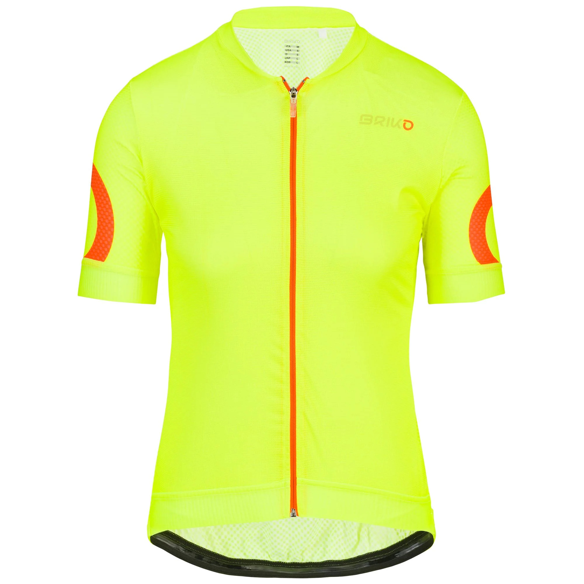 Briko - Maglie gioco, Uomo, Verde - Granfondo Jersey 2.0