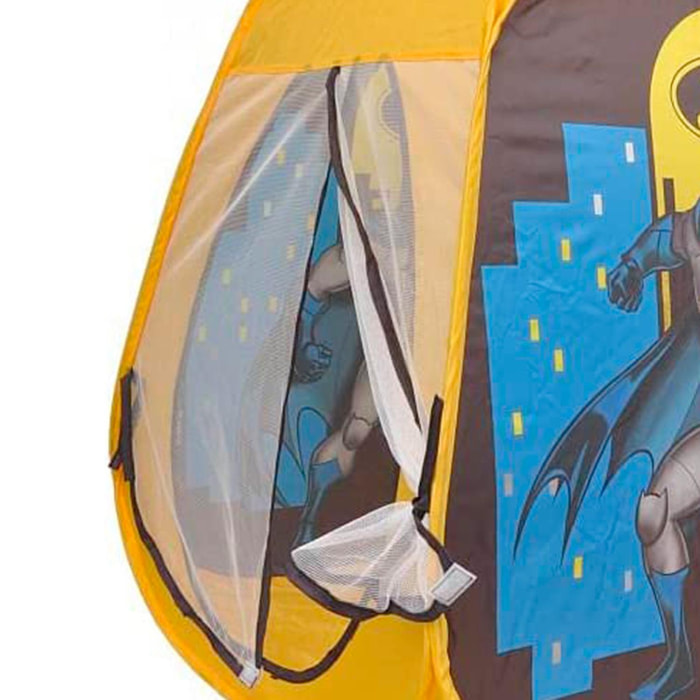 Tenda Gioco Batman DC Comics Pieghevole Apertura Pop-up Colore Giallo Nero Blu