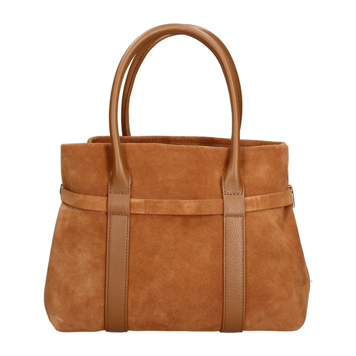 Borsa a mano da donna Made in Italy - Modello Lumina Lux - 100% pelle - 28.0 x 20.0 x 13.0 cm