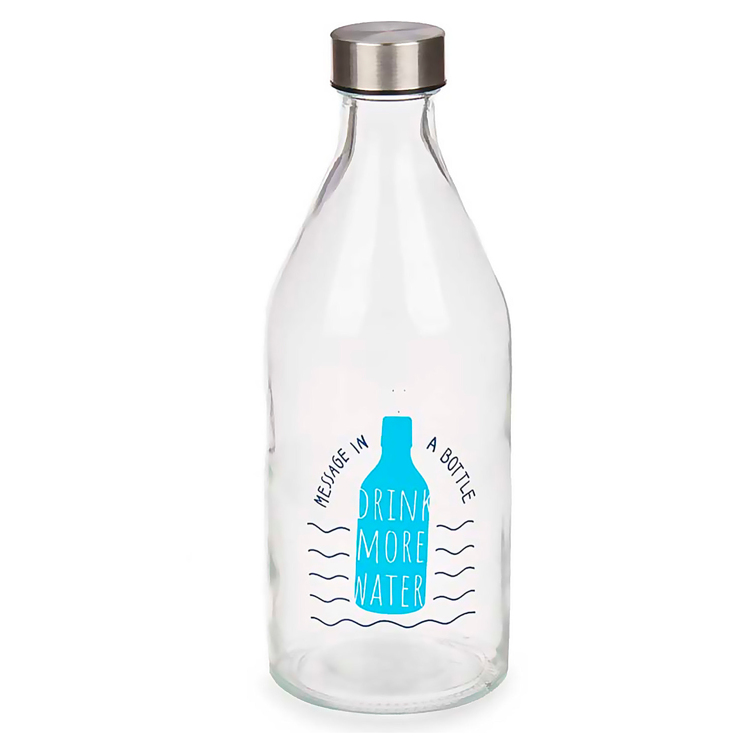 BOTTIGLIA TAPPO ACCIAIO MESSAGE 1000ML