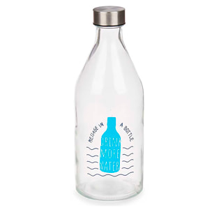 BOTTIGLIA TAPPO ACCIAIO MESSAGE 1000ML