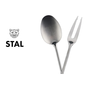 Couverts à salade et barbecue en acier inoxydable STAL