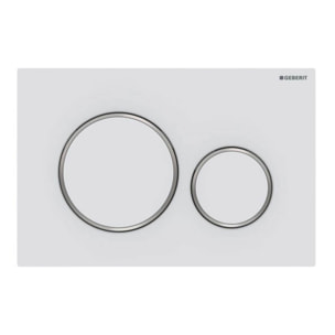 Pack WC Bati-support Geberit + Cuvette Swiss Aqua Technologies sans bride + Abattant soft close + Plaque (GebInfinitio-J)
