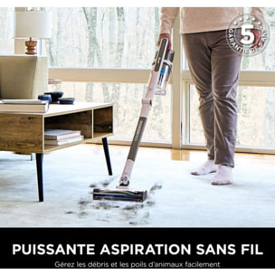 Aspirateur balai SHARK IZ380EUT PowerPro Pet avec brosse motorisée pour poils d’animaux