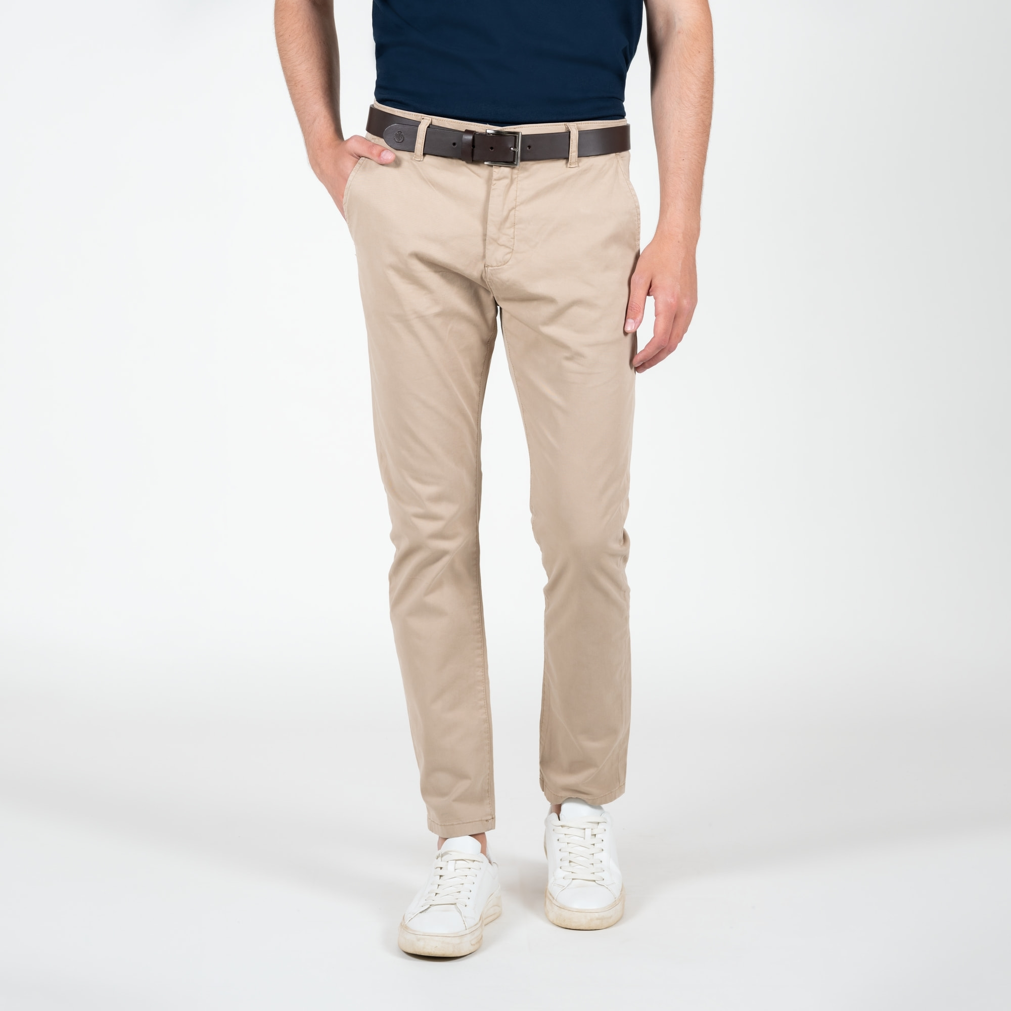 Pantaloni gabardine stretch tasca america