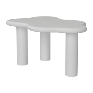 Clémentine – Table basse design en magnésie blanche