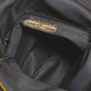 Ancona Bolso bandolera Mujer.Piel auténtica Sauvage