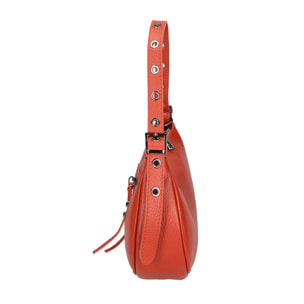 Borsa a spalla da donna - Modello Loredana - Vera pelle - 30.0 x 15.0 x 8.0 cm