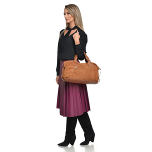 Borsa a mano Anna Luchini Cammello