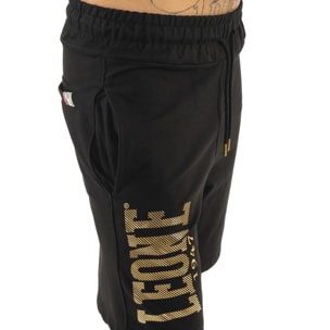 Pantaloncini da uomo in cotone non garzato Leone Stripe Gold