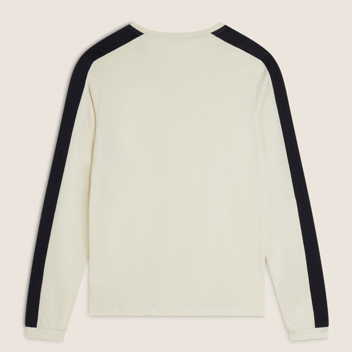 T-shirt Uomo Regular Fit con Dettagli a Contrasto