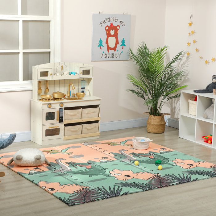 Tapis d'éveil bébé pliable épais réversible en mousse