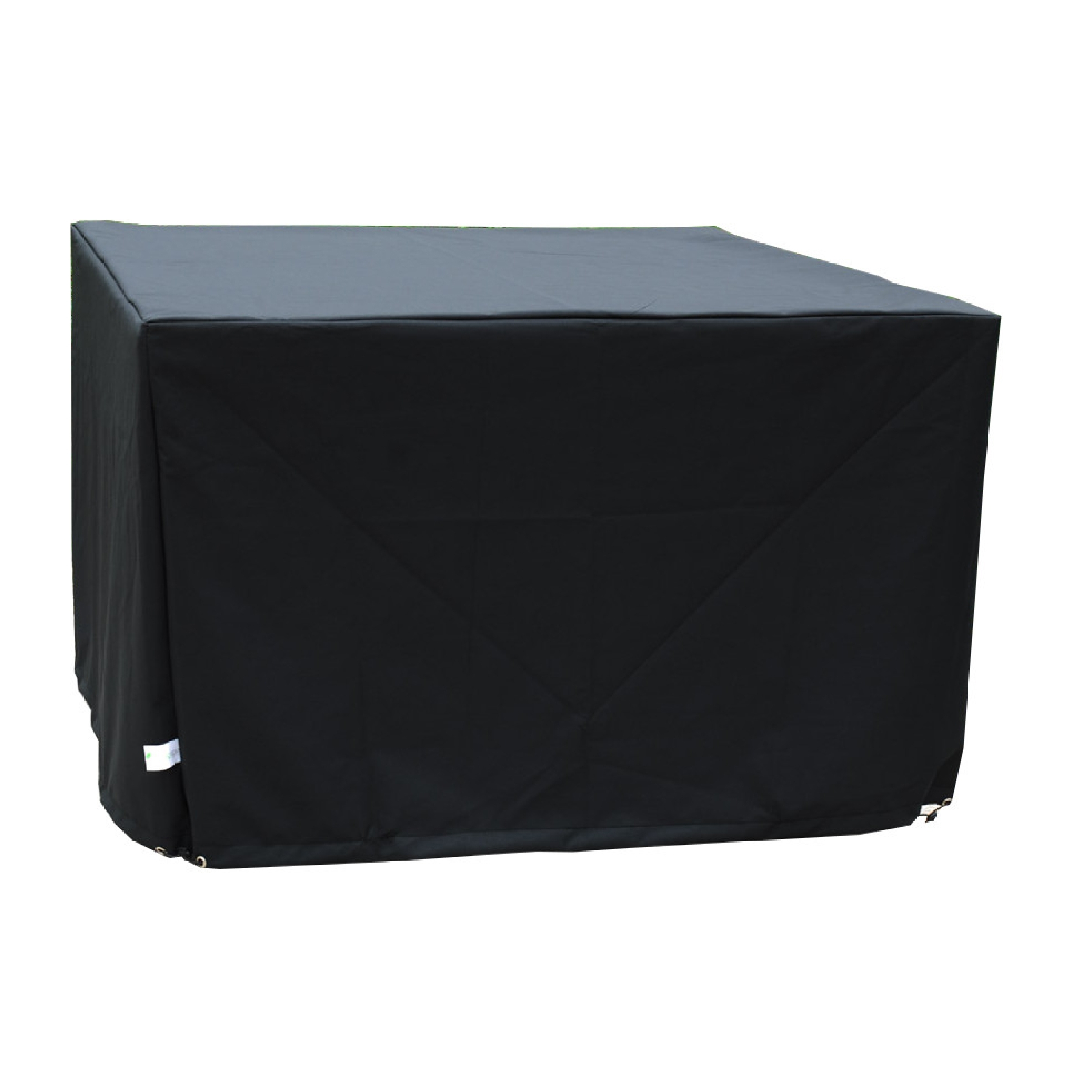 HOUSSE - Housse de protection pour table de jardin 4 places en polyester noir