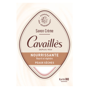 Nourrissante  - Savon Crème - Beurre de Karité et Magnolia - Peaux Sèches et Sensibles 115 g