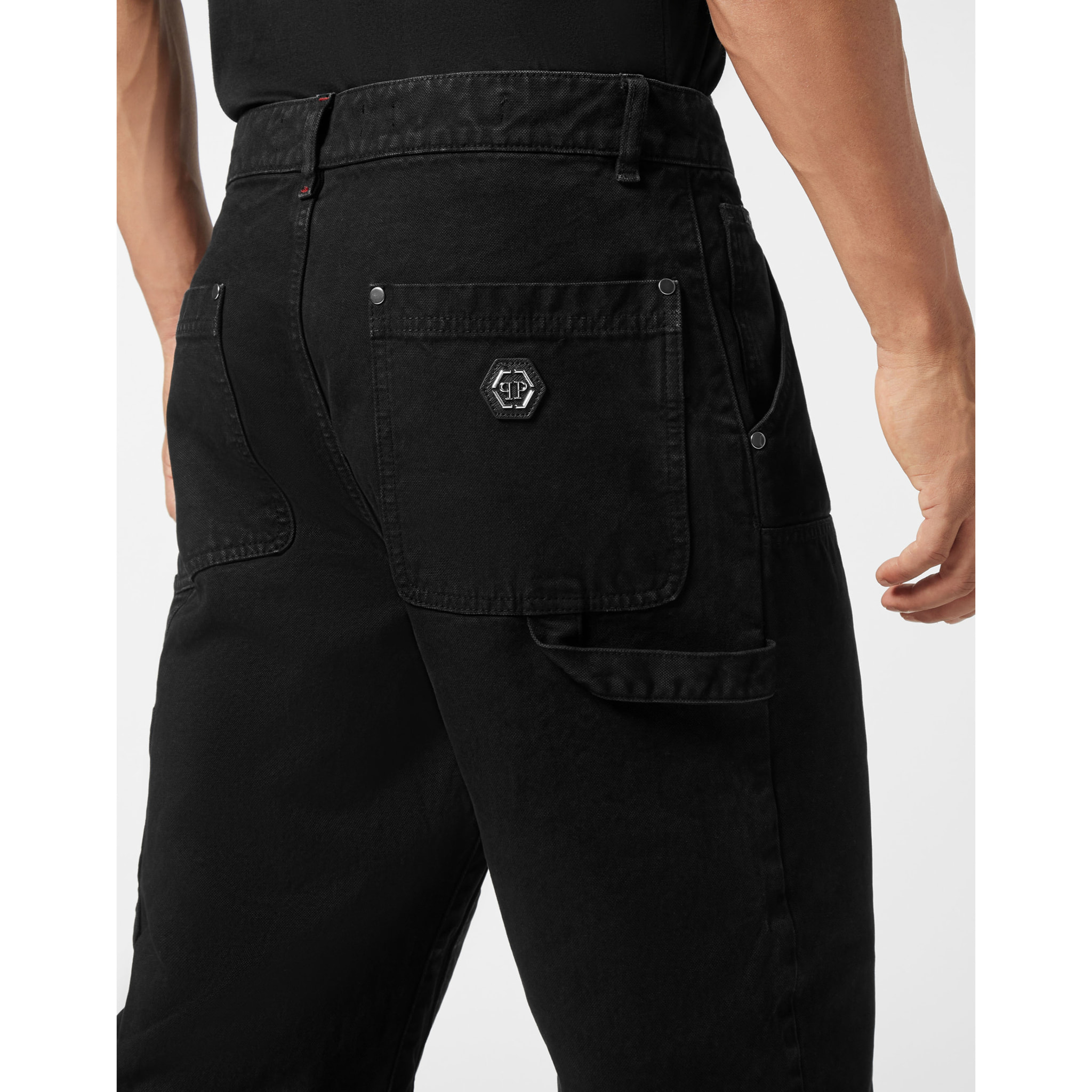 PHILIPP PLEIN Denim Trousers Loose Fit