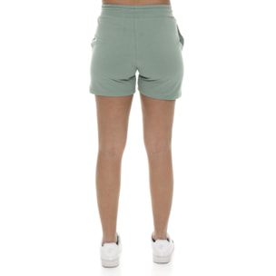 Pantalón corto de mujer Leone Basic de algodón elástico