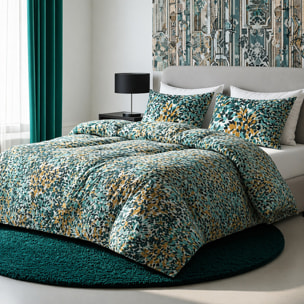 Parure De Couette 3pcs avec Taies oreiller 100% Coton 57 Fils/cm2-telma
