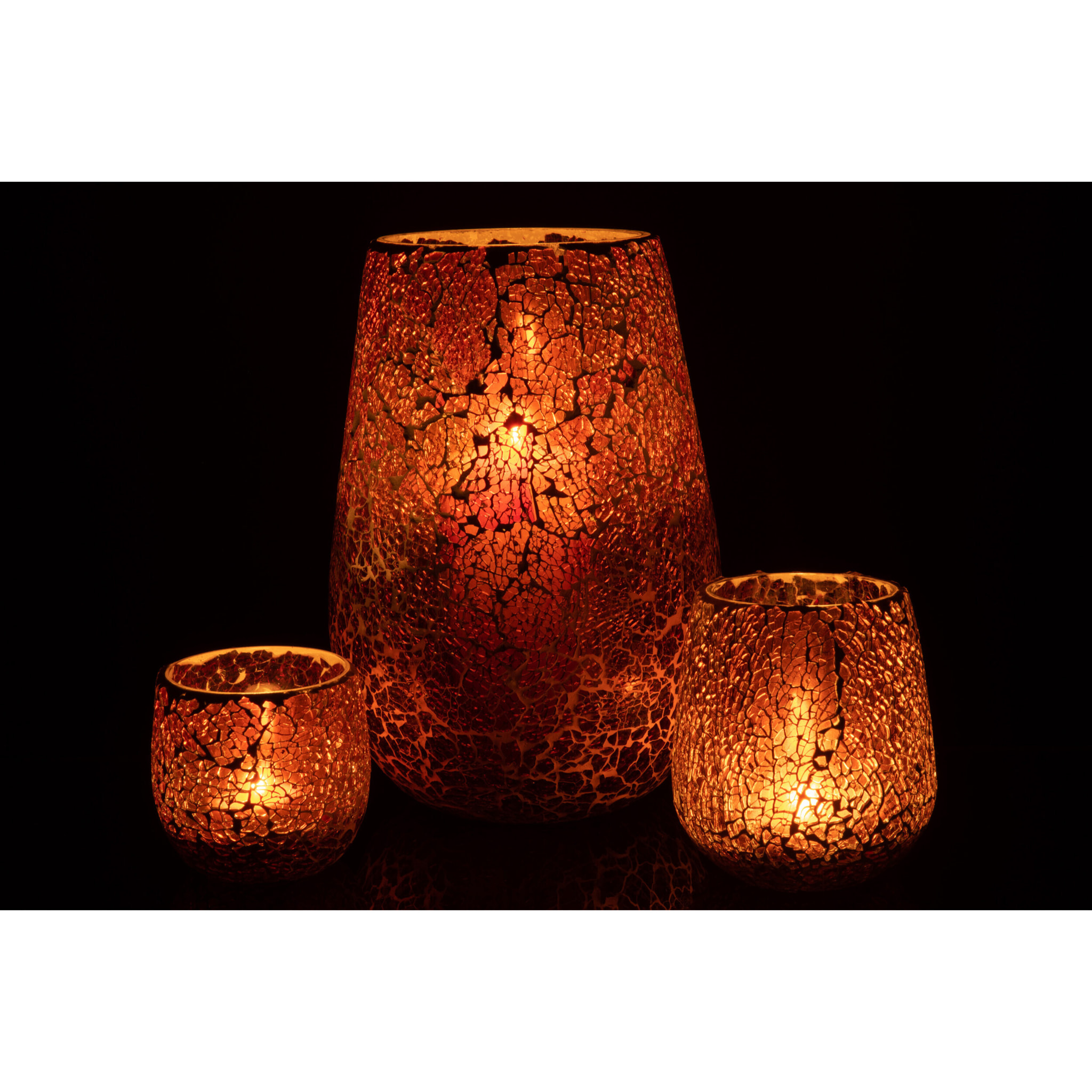J-Line photophore Ali - verre - brun - large