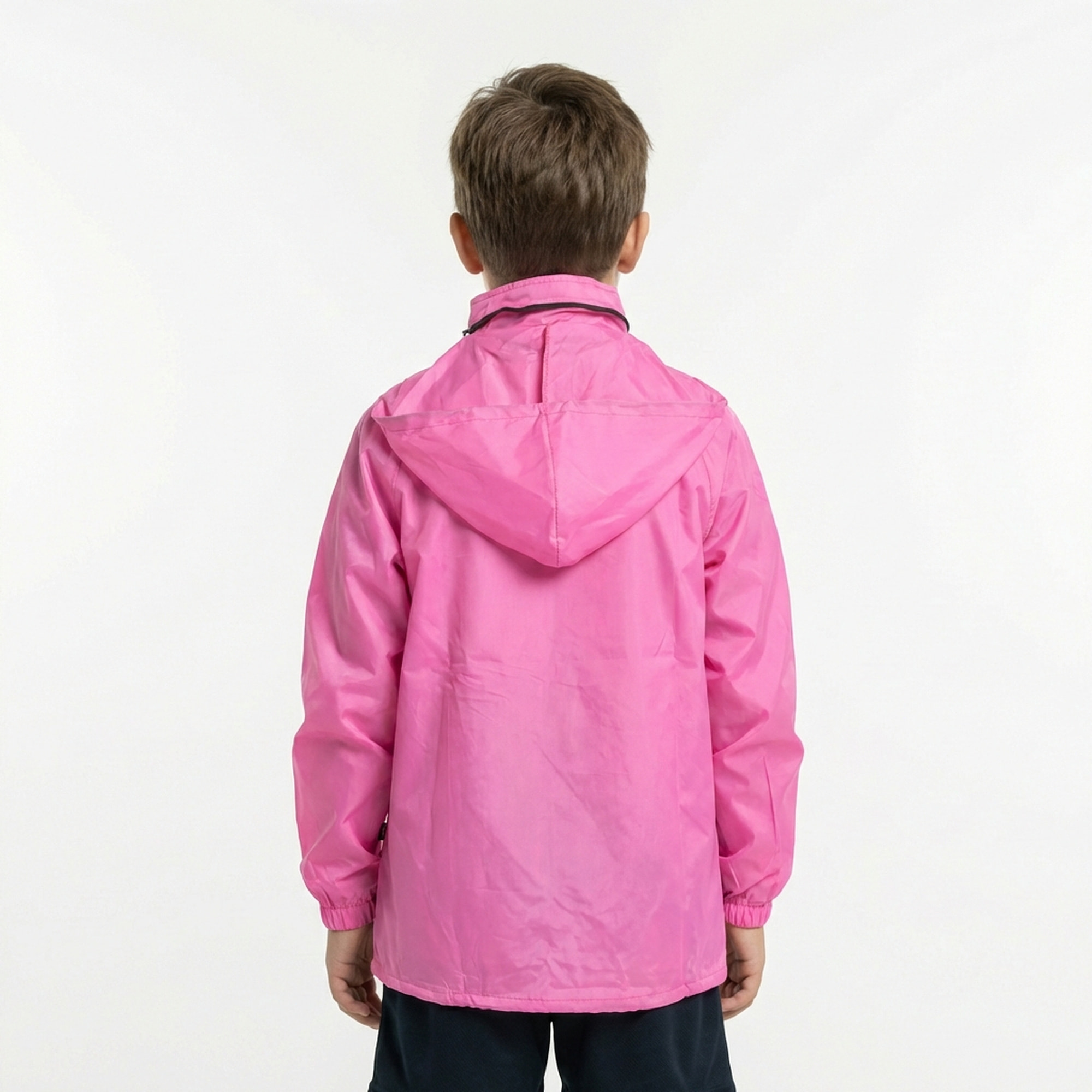 Giacca impermeabile da pioggia CAIRO rosa fluo