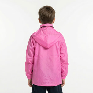 Giacca impermeabile da pioggia CAIRO rosa fluo