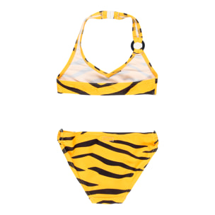 Bikini poliamida animal print de niña