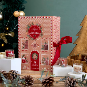 Calendrier Bougie Parfumee X24 Noel Gingerbread