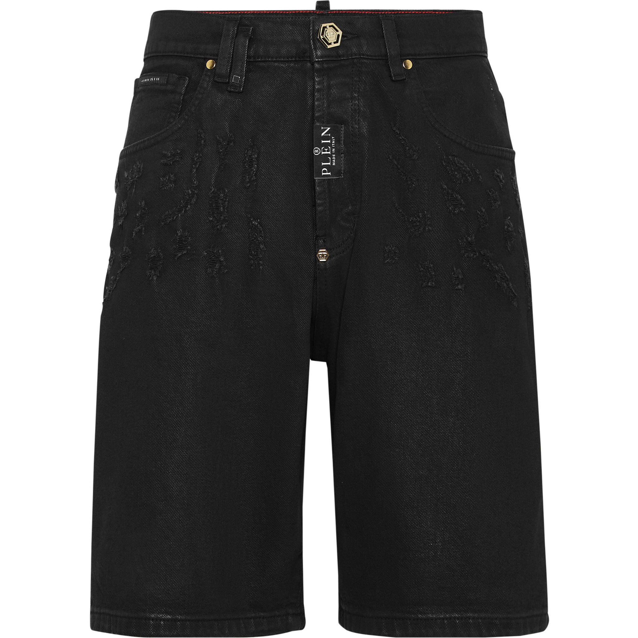 PHILIPP PLEIN DENIM SHORTS