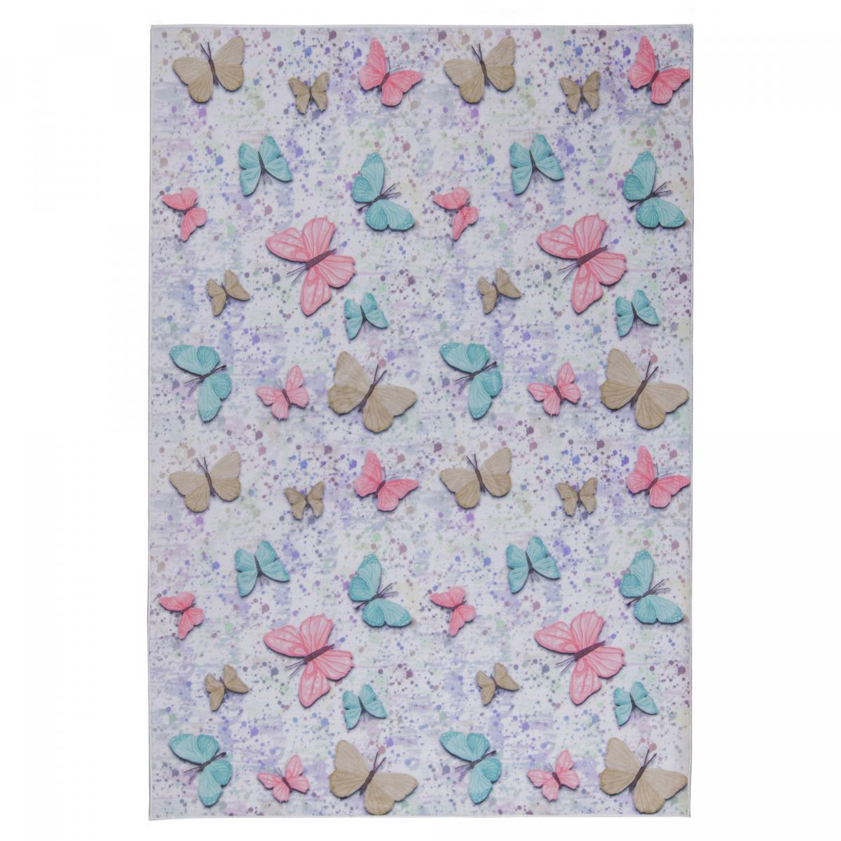 Tapis enfant 80x150 PAP Ecru, très doux et facile d'entretien