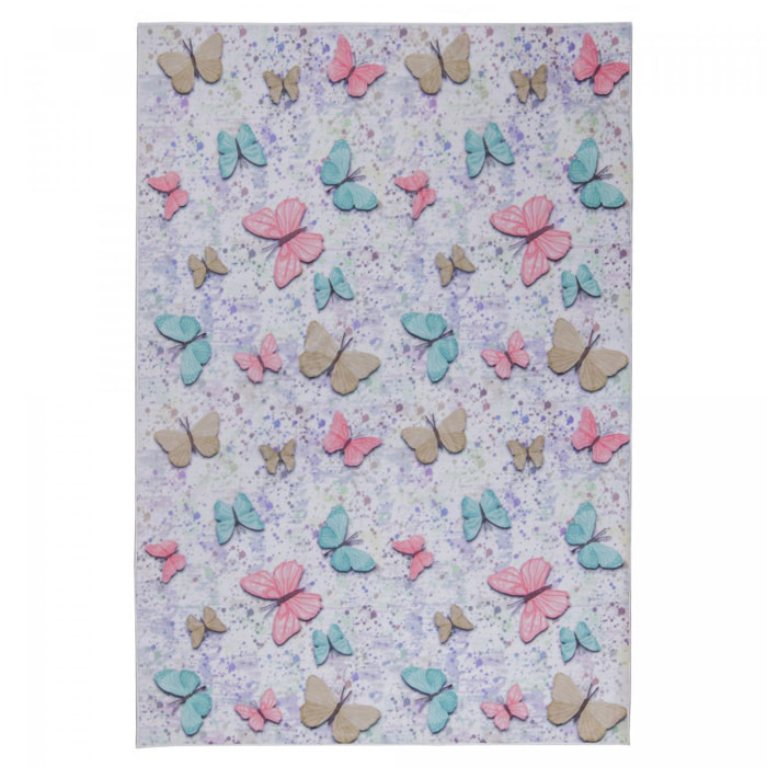 Tapis enfant 80x150 PAP Ecru, très doux et facile d'entretien
