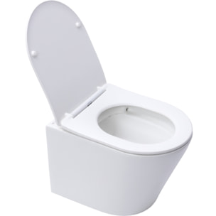Pack WC bati-support Geberit + Cuvette Swiss Aqua Technologies sans bride + Abattant SoftClose + Plaque (INFINITIOMATGEB3)